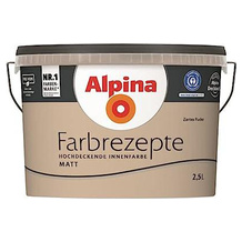 Alpina beige Wandfarbe