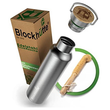 Blockhütte 1-Liter-Thermosflasche