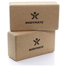 BODYMATE Kork-Yogaklotz